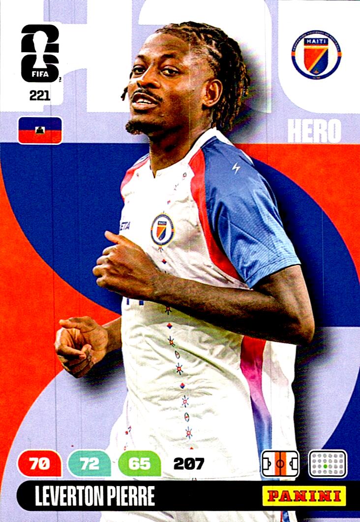 ADRENALYN WORLD CUP 2026 LEVERTON PIERRE HAITI Nº221