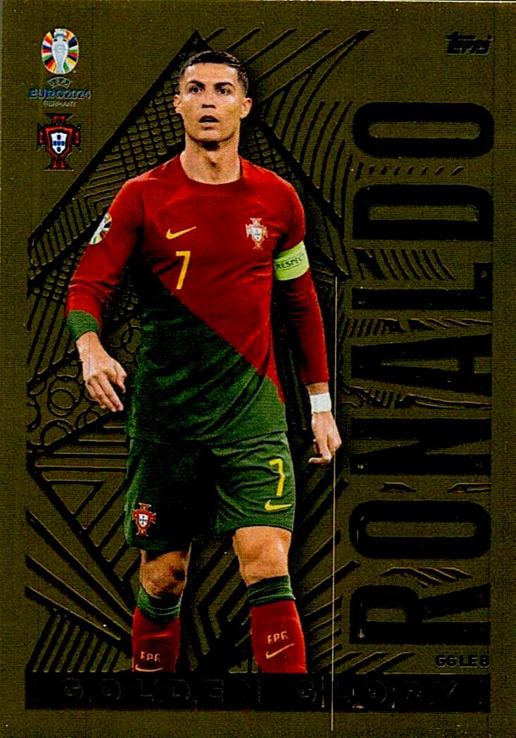 TOPPS UEFA EURO 2024 RONALDO GOLDEN GLORY GG LE8