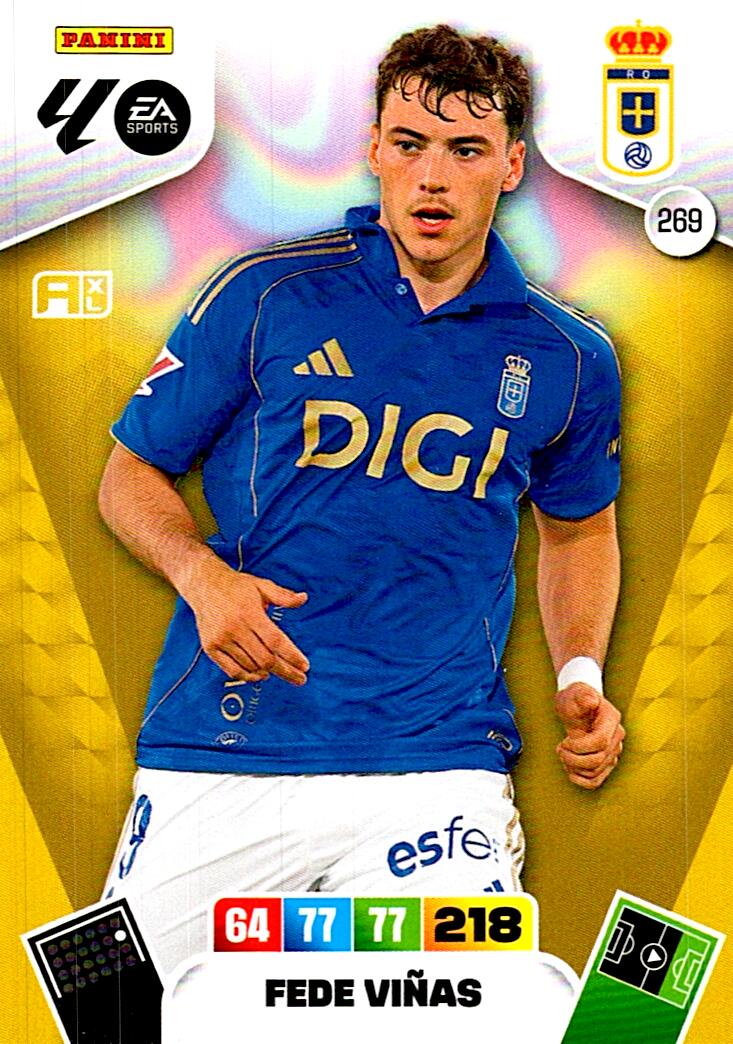 ADRENALYN LA LIGA 2025/2026 FEDE VIÑAS REAL OVIEDO Nº269