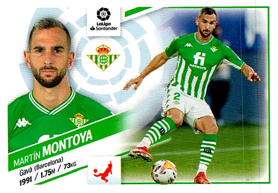 Cromo Liga Este 2022/2023 MONTOYA COLOCA Nº7BIS CUARTA EDICION