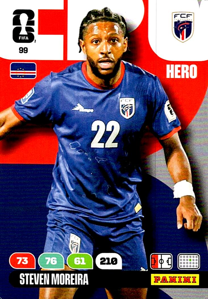 ADRENALYN WORLD CUP 2026 STEVEN MOREIRA CAPE VERDE Nº99