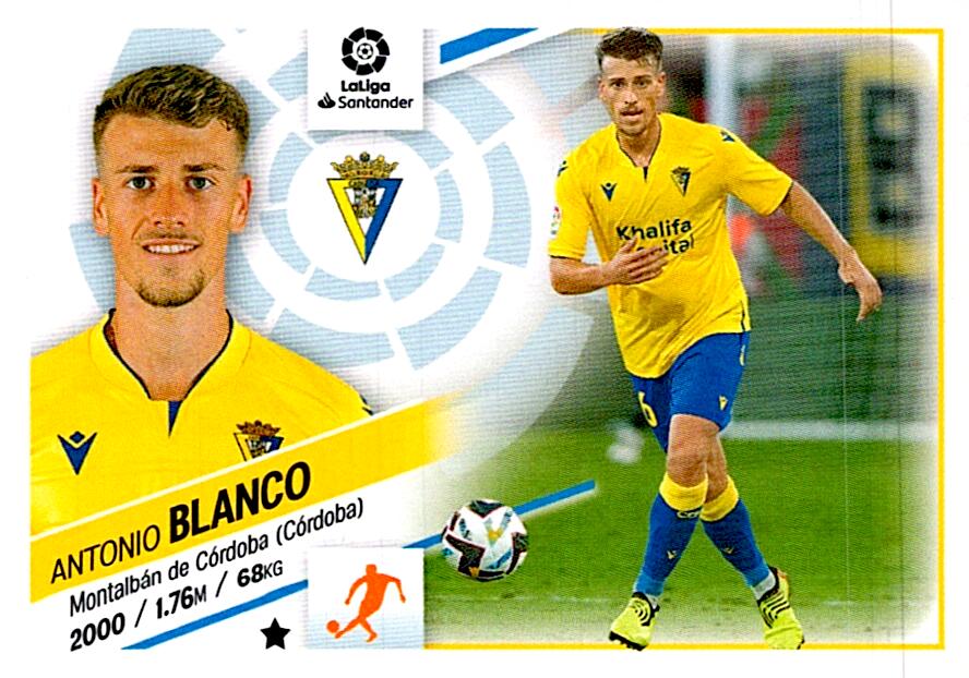 Cromo Liga Este 2022/2023 BLANCO COLOCA Nº12BIS CUARTA EDICION