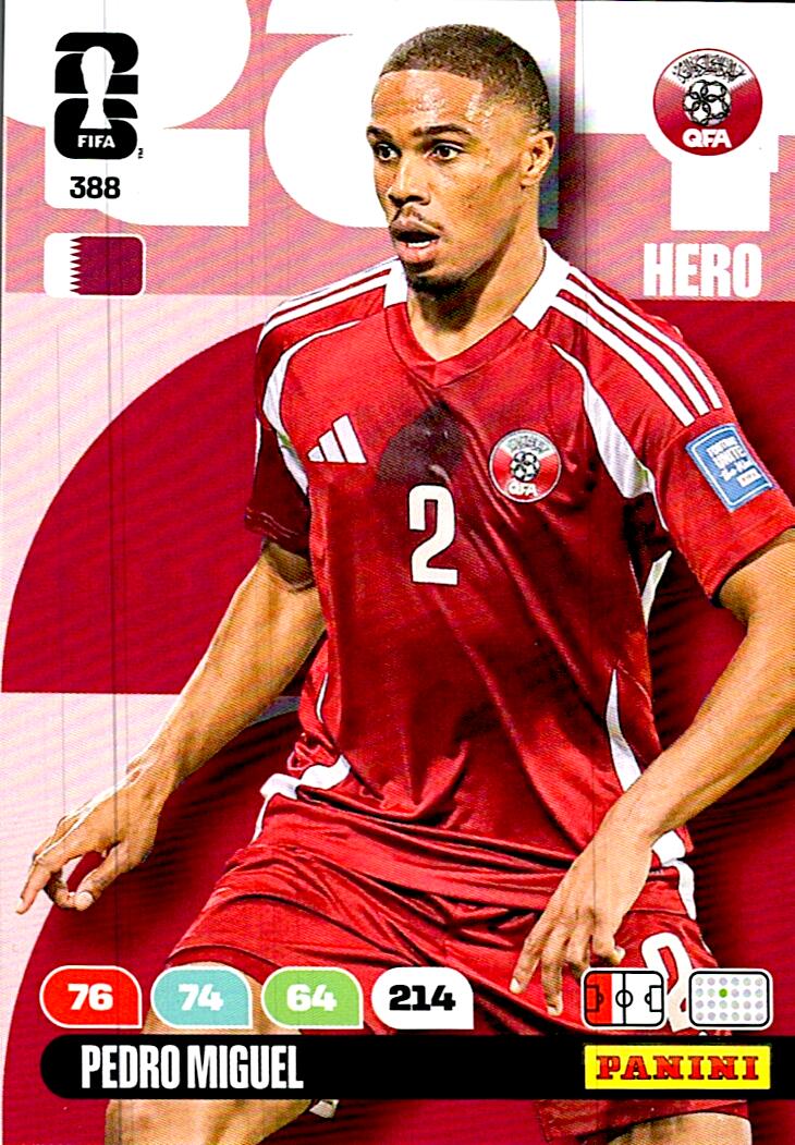 ADRENALYN WORLD CUP 2026 PEDRO MIGUEL QATAR Nº388
