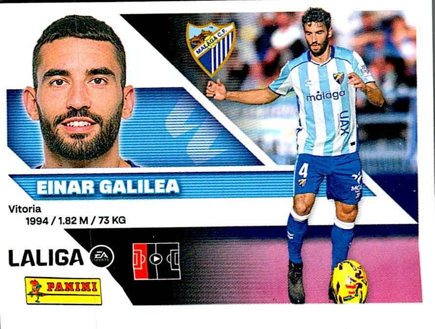 LIGA ESTE 2026/2027  MÁLAGA CF EINAR GALILEA Nº8