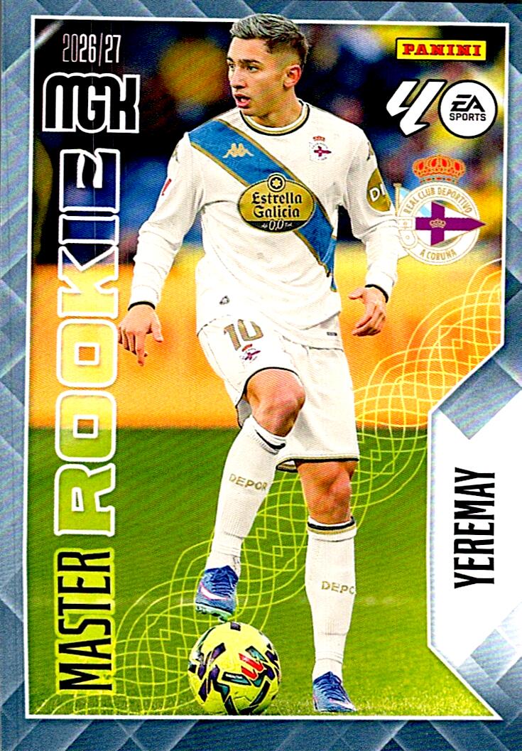 MEGACRACKS 2026/2027 MATER ROOKIE YEREMAY RC DEPORTIVO Nº423
