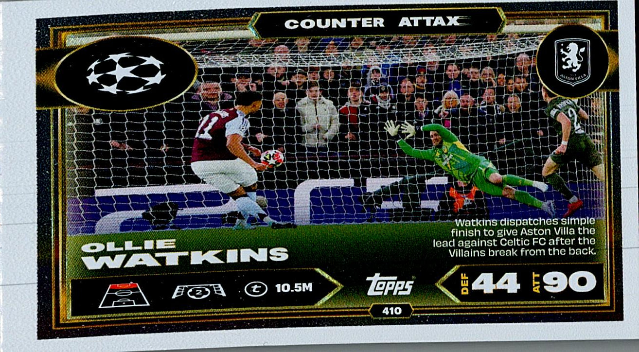 MATCH ATTAX CHAMPIONS LEAGUE 2025/2026 WATKINS COUNTER ATTAX Nº410