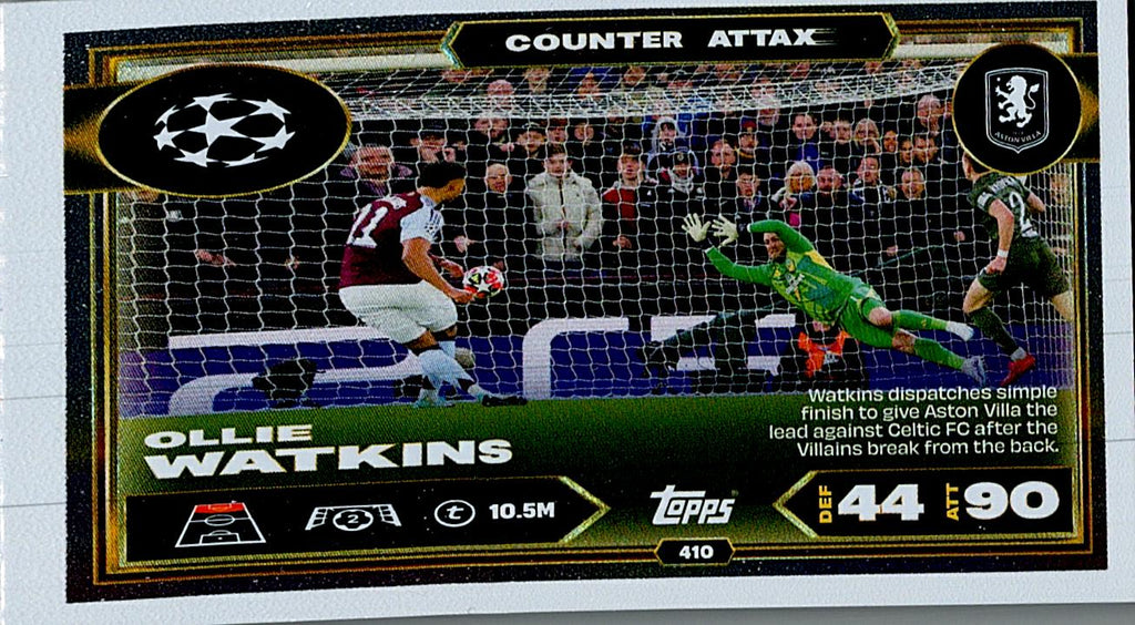 MATCH ATTAX CHAMPIONS LEAGUE 2025/2026 WATKINS COUNTER ATTAX Nº410