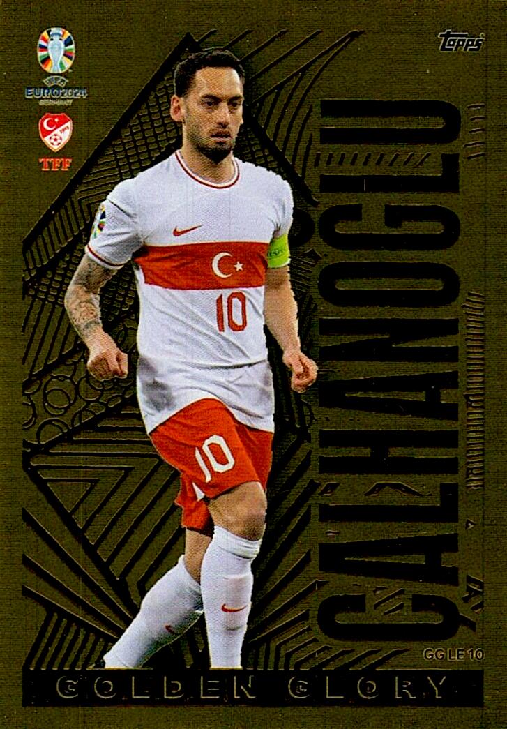 TOPPS UEFA EURO 2024 CALHANOGLU GOLDEN GLORY GG LE10