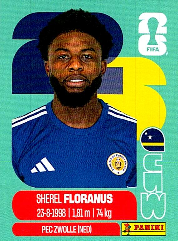 STICKERS FIFA WORLD CUP 2026 SHEREL FLORANUS NºCUW 4