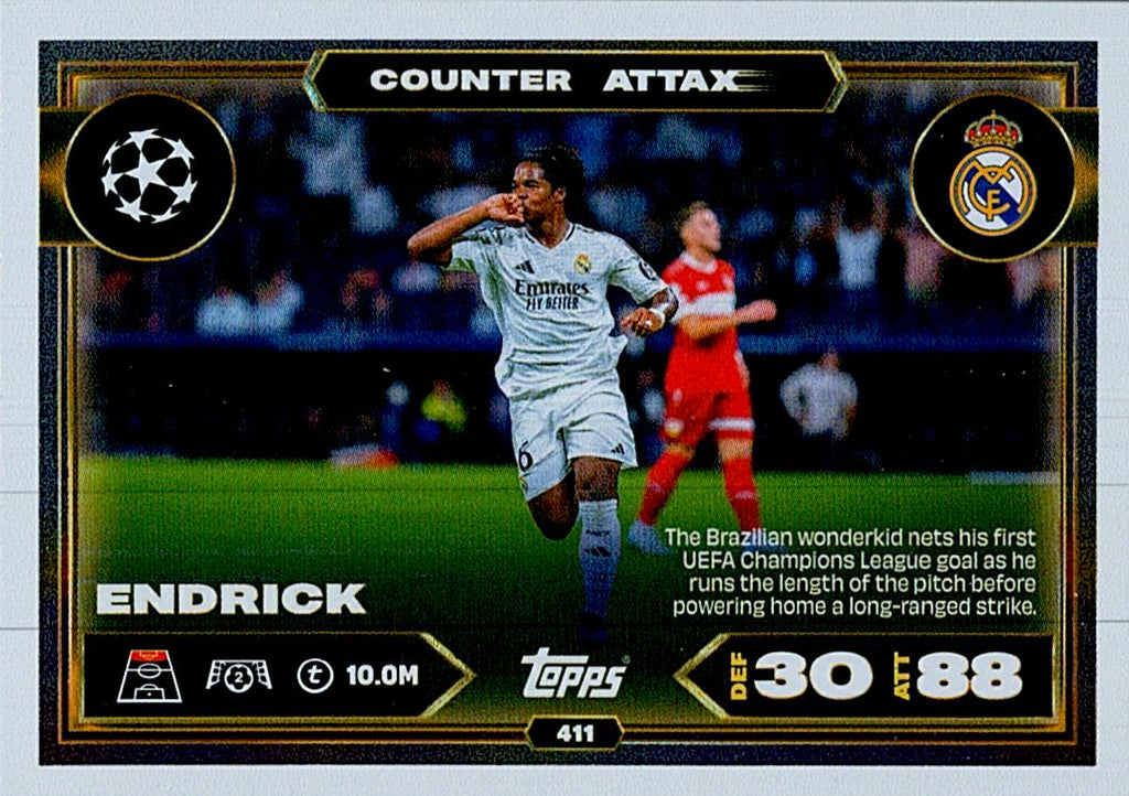 MATCH ATTAX CHAMPIONS LEAGUE 2025/2026 ENDRICK COUNTER ATTAX Nº411