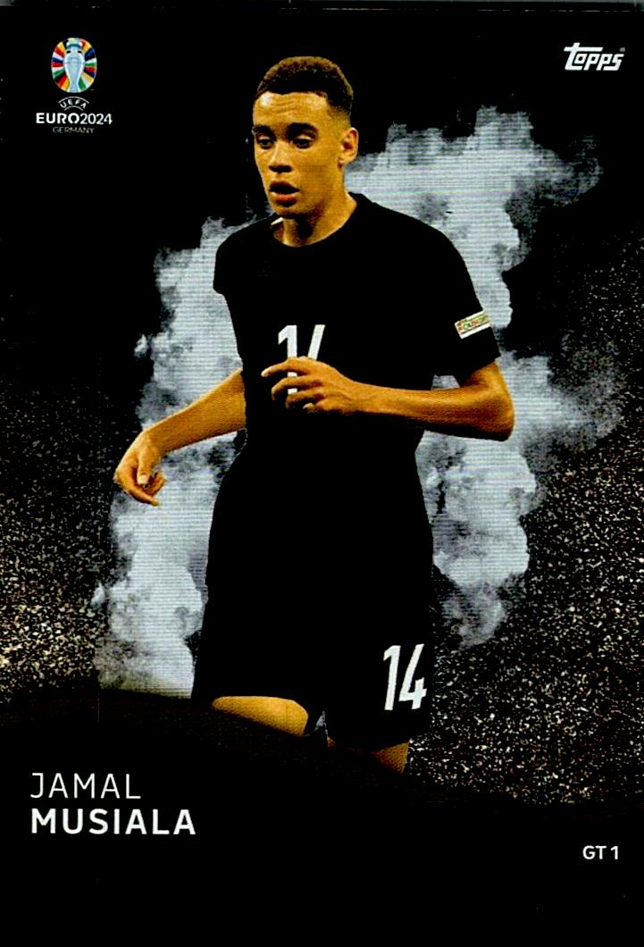 TOPPS MATCH ATTAX UEFA EURO 2024 JAMAL MUSIALA GOLDEN TREASURE Nº1