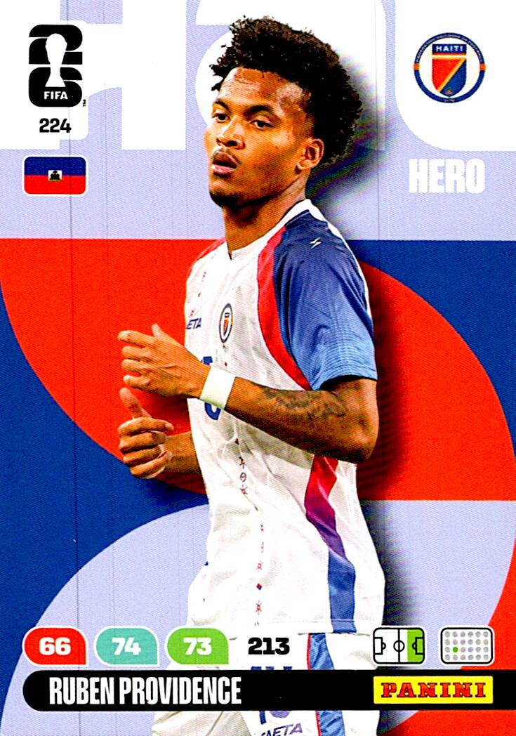 ADRENALYN WORLD CUP 2026 RUBEN PROVIDENCE HAITI Nº224