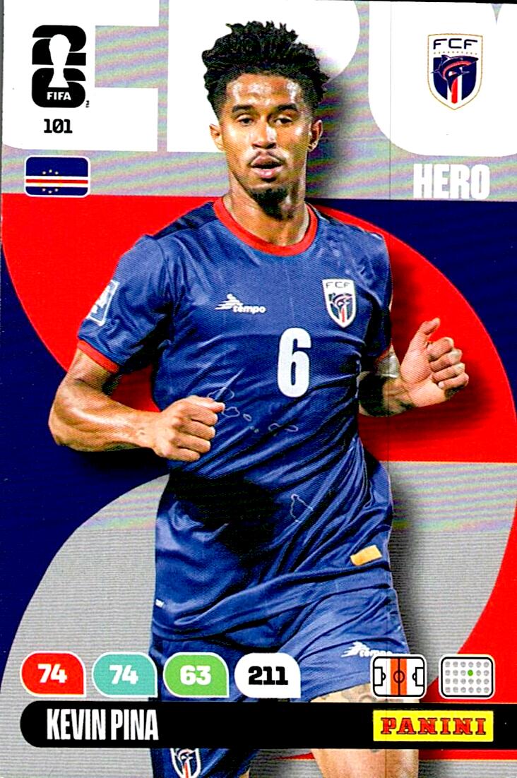 ADRENALYN WORLD CUP 2026 KEVIN PINA CAPE VERDE Nº101