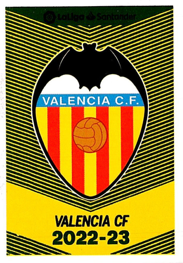 Cromo Liga Este 2022/2023 ESCUDO VALENCIA CF Nº1