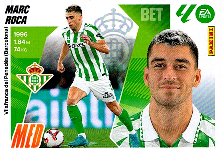 LIGA ESTE 2025/2026 REAL BETIS MARC ROCA Nº11