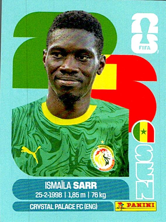 STICKERS FIFA WORLD CUP 2026 ISMAÏLA SARR NºSEN 16