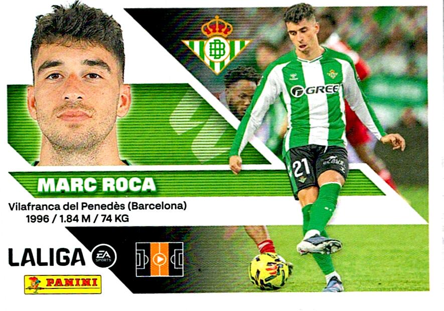 LIGA ESTE 2026/2027 MARC ROCA REAL BETIS Nº10