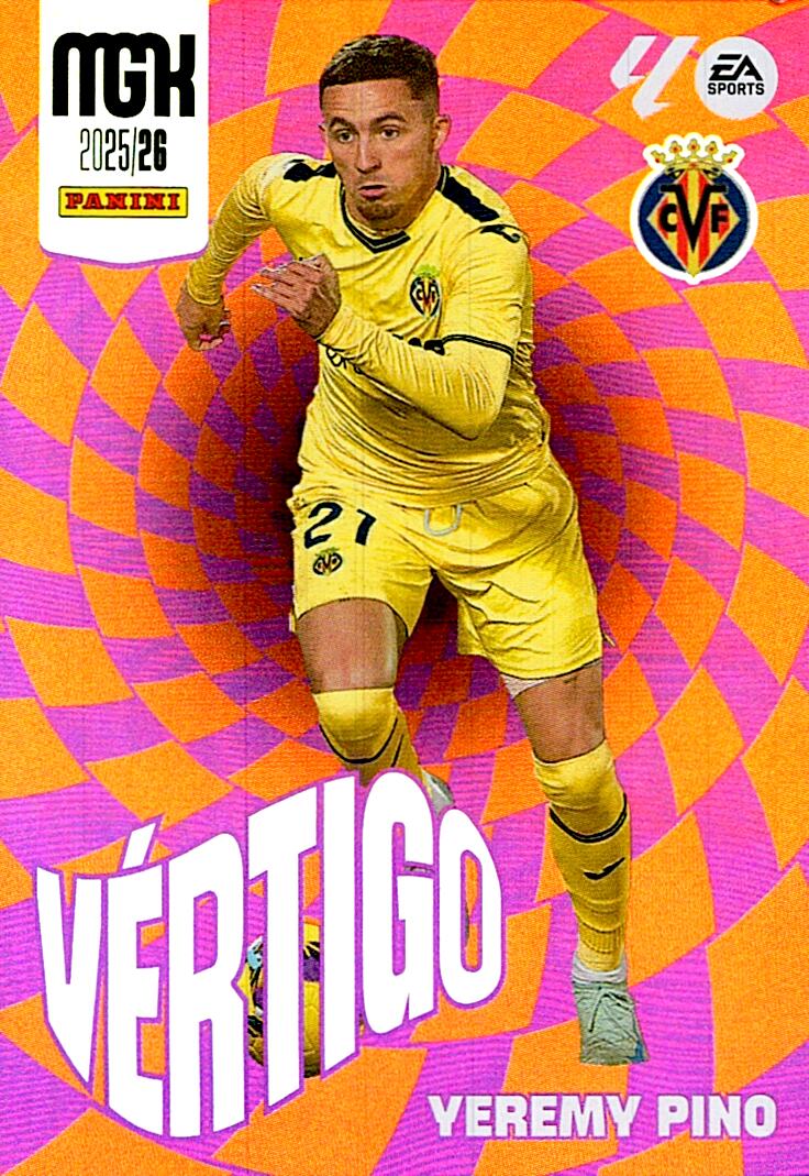 MEGACRACKS 2025/2026 YEREMY PINO VERTIGO Nº387