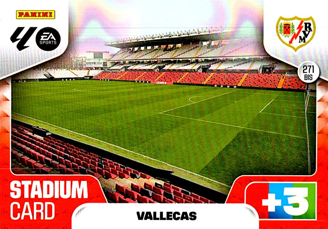 ADRENALYN LA LIGA 2025/2026 VALLECAS RAYO VALLECANO Nº271 BIS