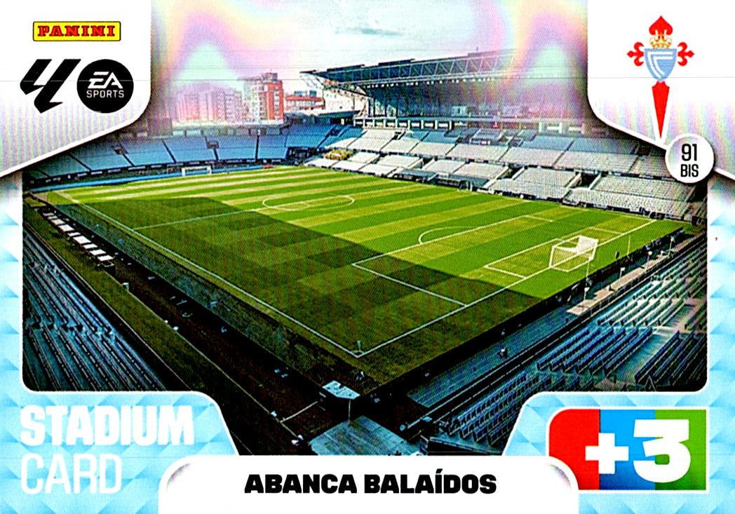 ADRENALYN LA LIGA 2025/2026 ABANCA BALAIDOS RC CELTA Nº91 BIS