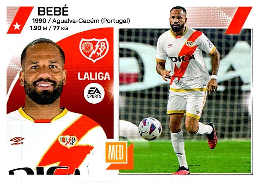 LIGA ESTE 2023/24 BEBE RAYO VALLECANO Nº14 BIS COLOCA CUARTA EDICION