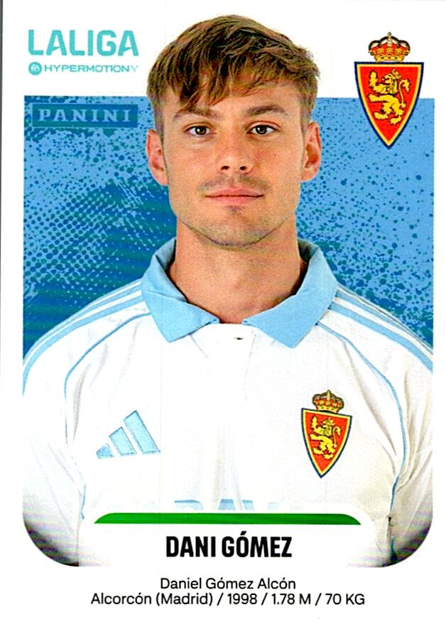 LALIGA HYPERMOTION 2025-26 DANI GOMEZ ZARAGOZA Nº419