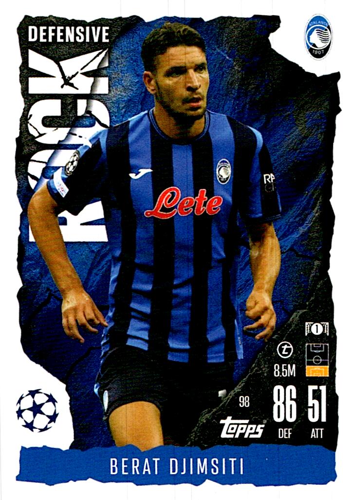 Match Attax Extra 2025 Berat Djimsiti Defensive Rock nº98