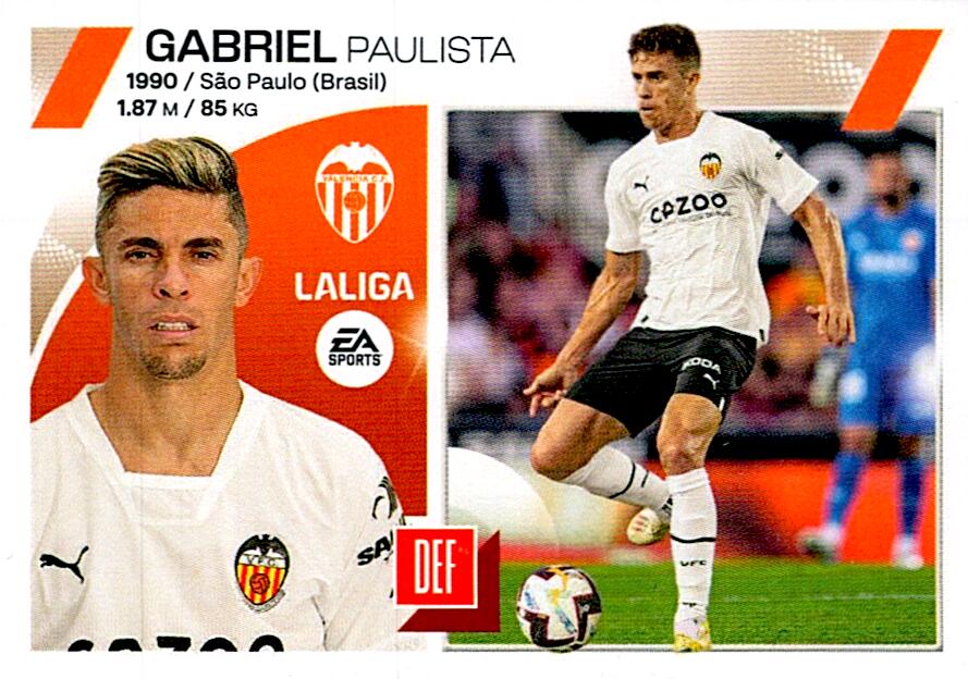 LIGA ESTE 2023/24 GABRIEL PAULISTA VALENCIA CF 8