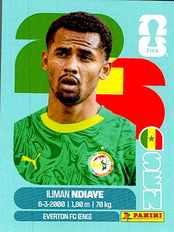 STICKERS FIFA WORLD CUP 2026 ILIMAN NDIAYE NºSEN 18
