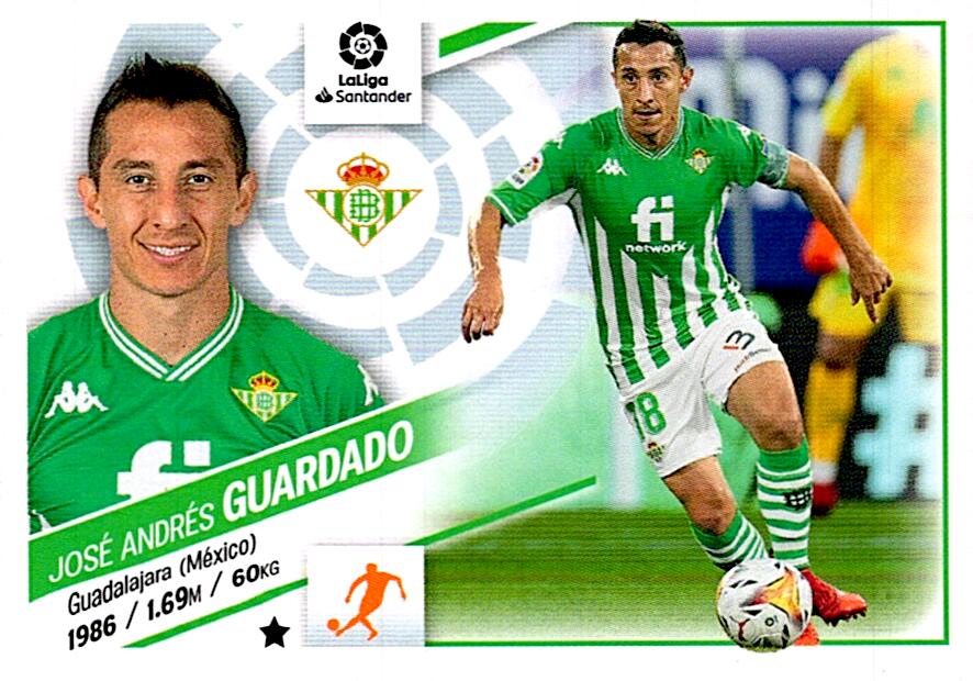 Cromo Liga Este 2022/2023 GUARDADO REAL BETIS Nº14
