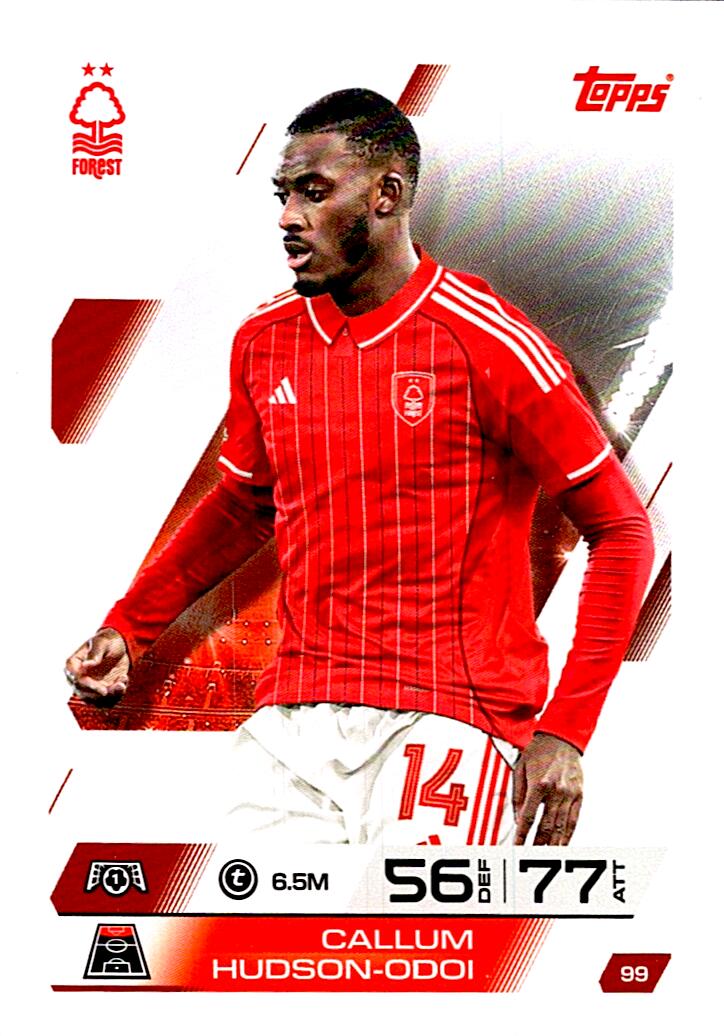 MATCH ATTAX CHAMPIONS LEAGUE 2025/2026 CALLUM HUDSON-ODOI Nº99