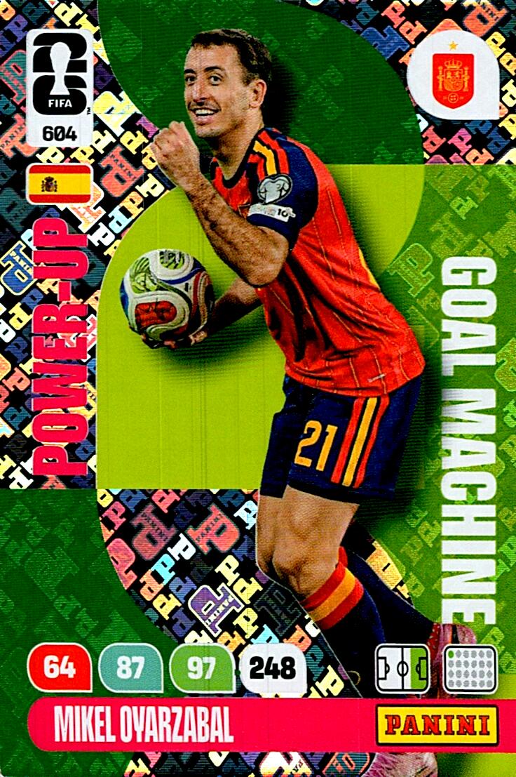 ADRENALYN WORLD CUP 2026 MIKEL OYARZABAL GOAL MACHINE Nº604