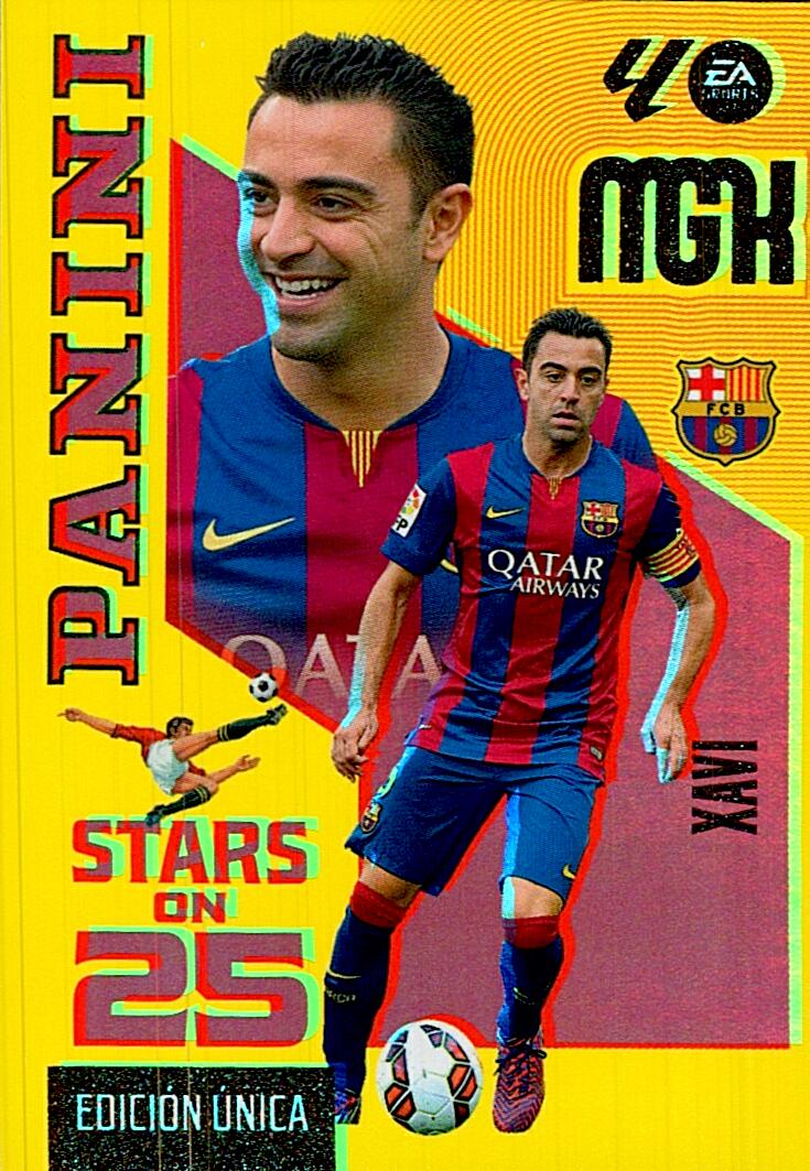 MEGACRACKS 2026/2027 STARS ON 25 XAVI FC BARCELONA Nº427