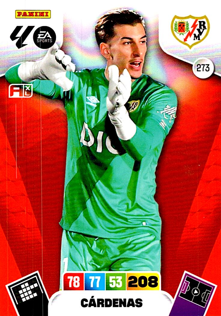 ADRENALYN LA LIGA 2025/2026 CARDENAS RAYO VALLECANO Nº273
