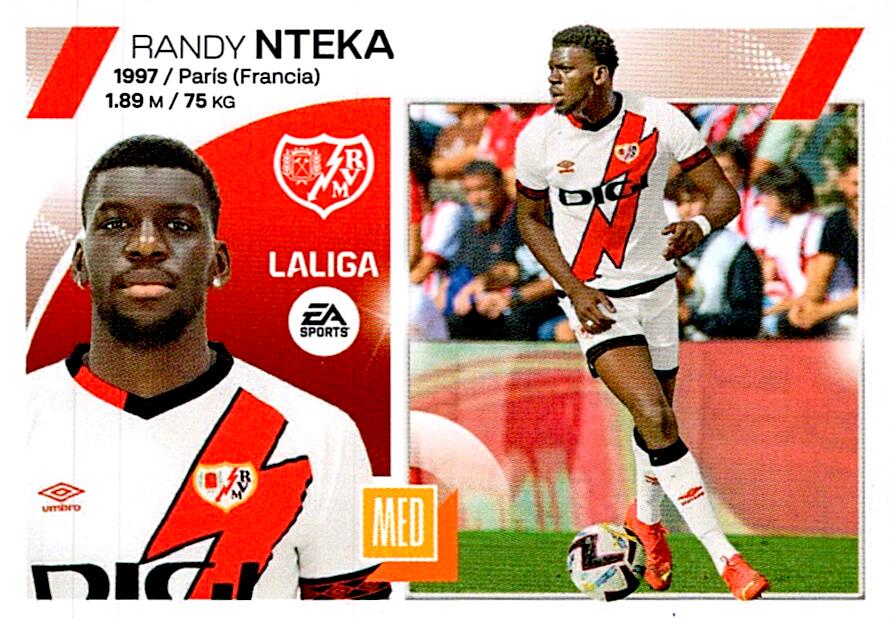 LIGA ESTE 2023/24 NTEKA RAYO VALLECANO Nº15 BIS COLOCA TERCERA EDICION