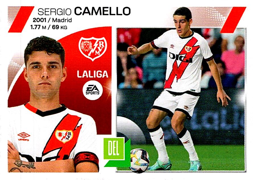 LIGA ESTE 2023/24 CAMELLO RAYO VALLECANO Nº17 BIS COLOCA TERCERA EDICION