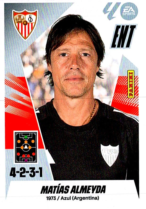 LIGA ESTE 2025/2026 SEVILLA FC MATIAS ALMEYDA Nº2