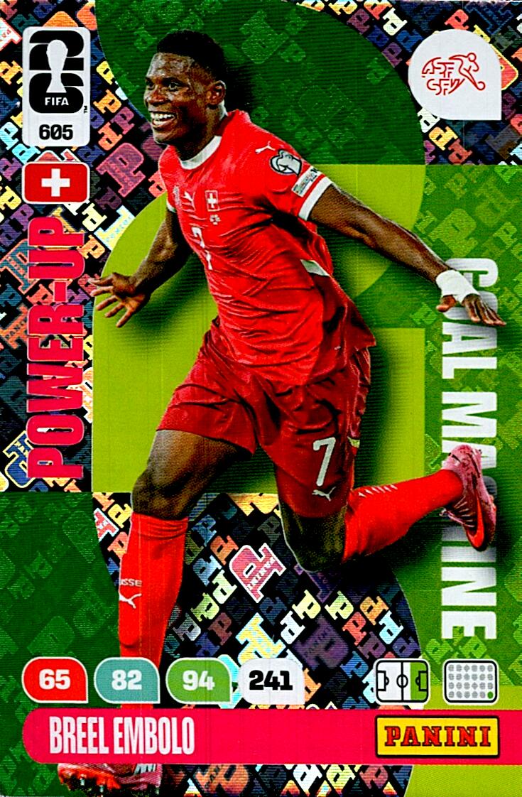 ADRENALYN WORLD CUP 2026 BREEL EMBOLO GOAL MACHINE Nº605