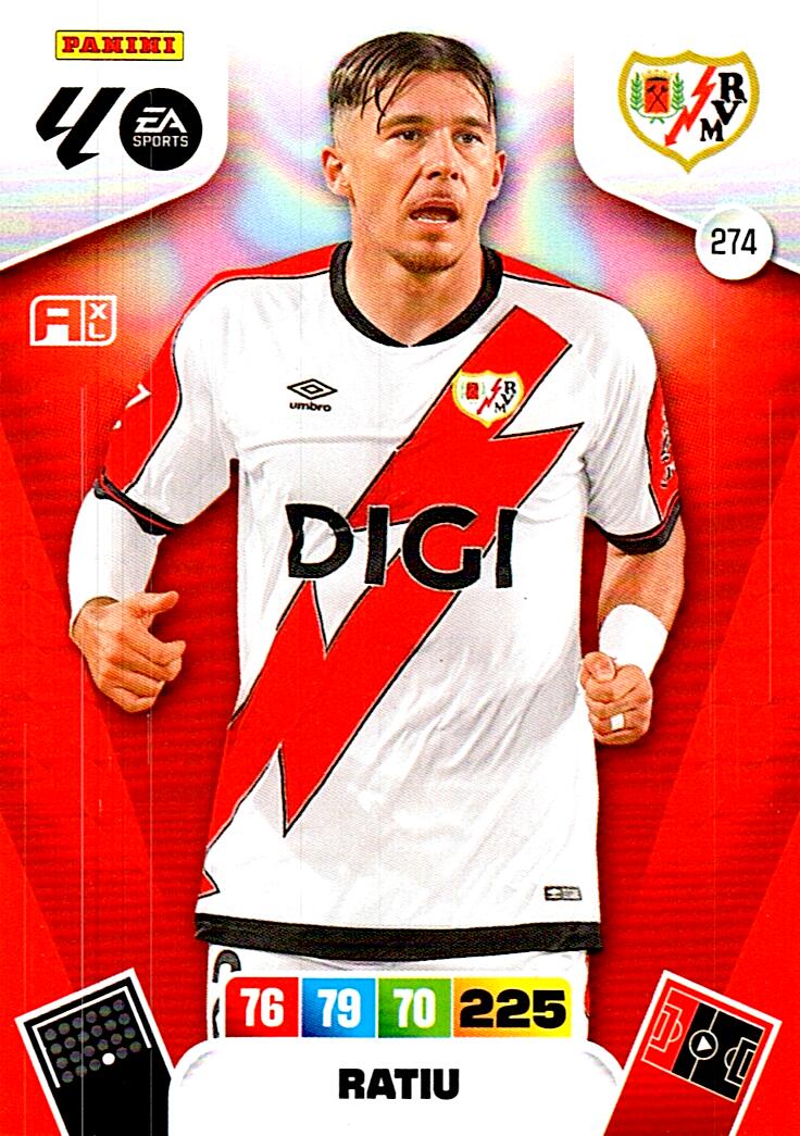 ADRENALYN LA LIGA 2025/2026 RATIU RAYO VALLECANO Nº274