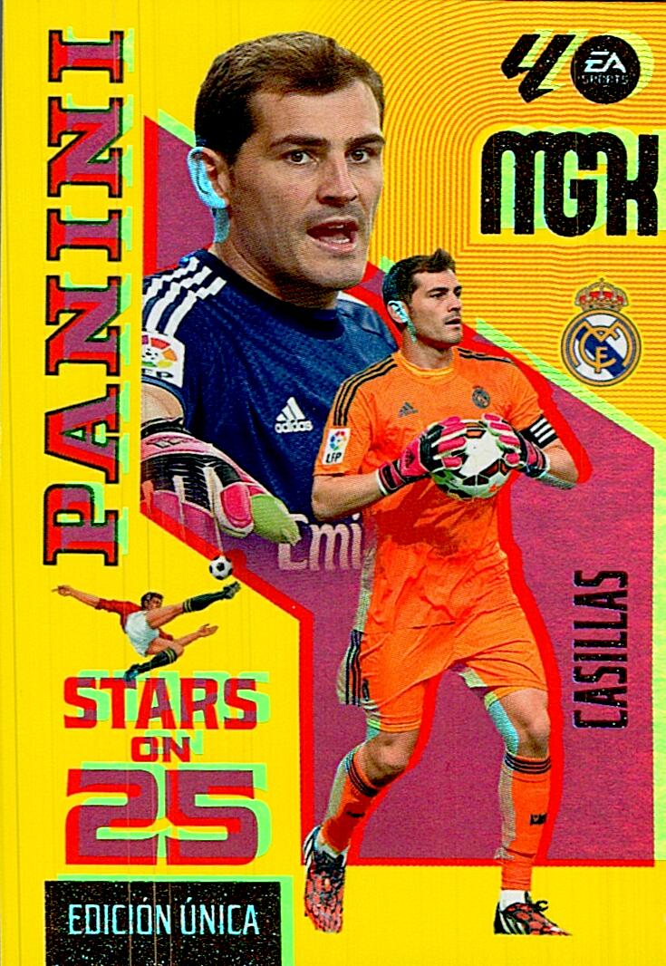 MEGACRACKS 2026/2027 STARS ON 25 CASILLAS REAL MADRID Nº428