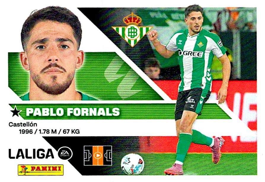 LIGA ESTE 2026/2027 PABLO FORNALS REAL BETIS Nº15