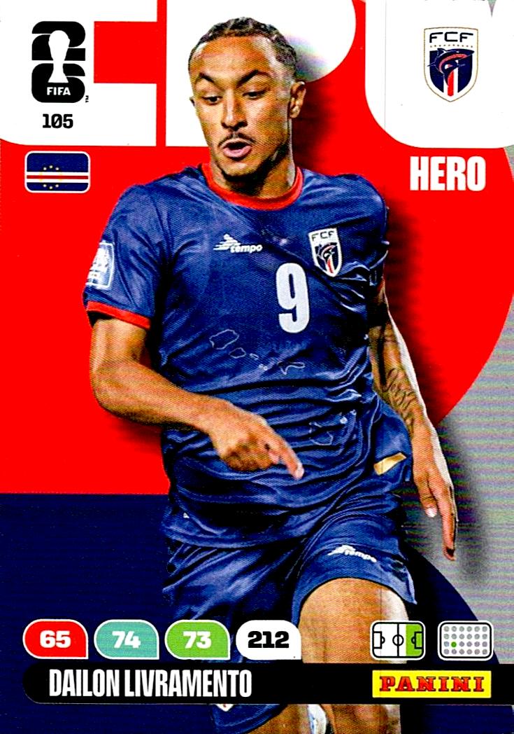 ADRENALYN WORLD CUP 2026 DAILON LIVRAMENTE CAPE VERDE Nº105