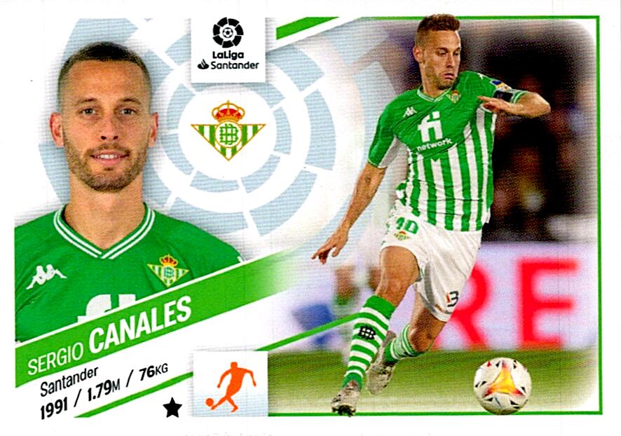 Cromo Liga Este 2022/2023 CANALES REAL BETIS Nº15