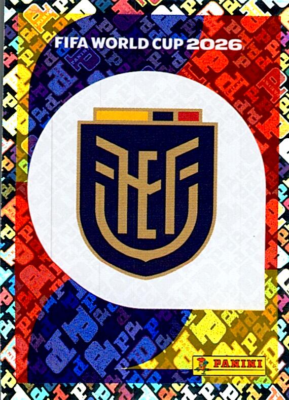 STICKERS FIFA WORLD CUP 2026 ESCUDO NºECU 1