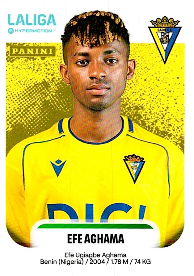 LALIGA HYPERMOTION 2025-26 EFE AGHAMA CADIZ Nº93B