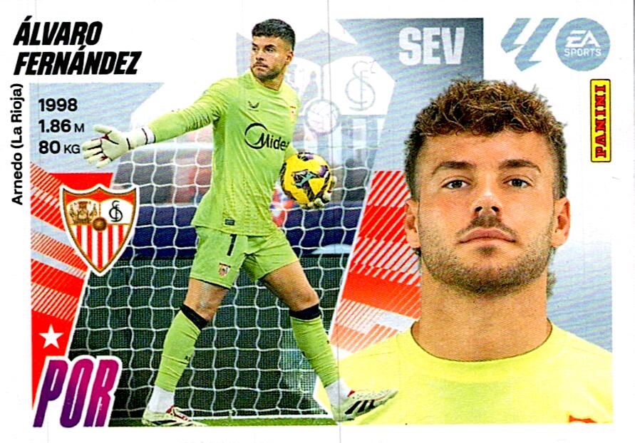 LIGA ESTE 2025/2026 SEVILLA FC ALVARO FERNANDEZ Nº4