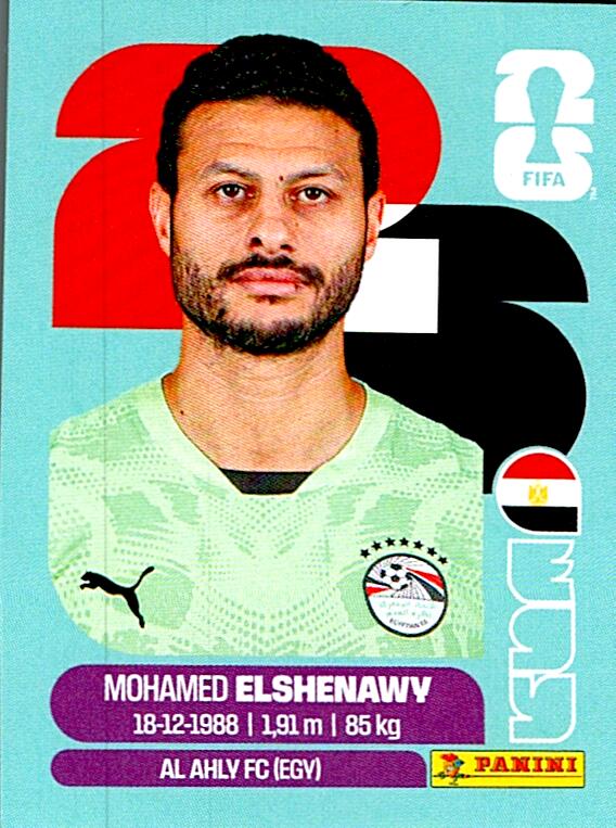 STICKERS FIFA WORLD CUP 2026 MOHAMED ELSHENAWY NºEGY 2