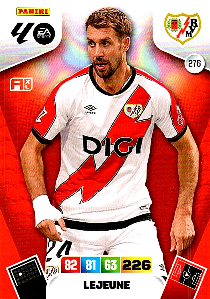 ADRENALYN LA LIGA 2025/2026 LEJEUNE RAYO VALLECANO Nº276