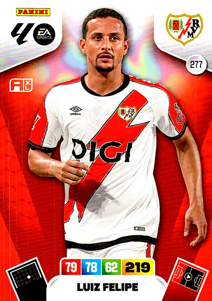 ADRENALYN LA LIGA 2025/2026 LUIZ FELIPE RAYO VALLECANO Nº277