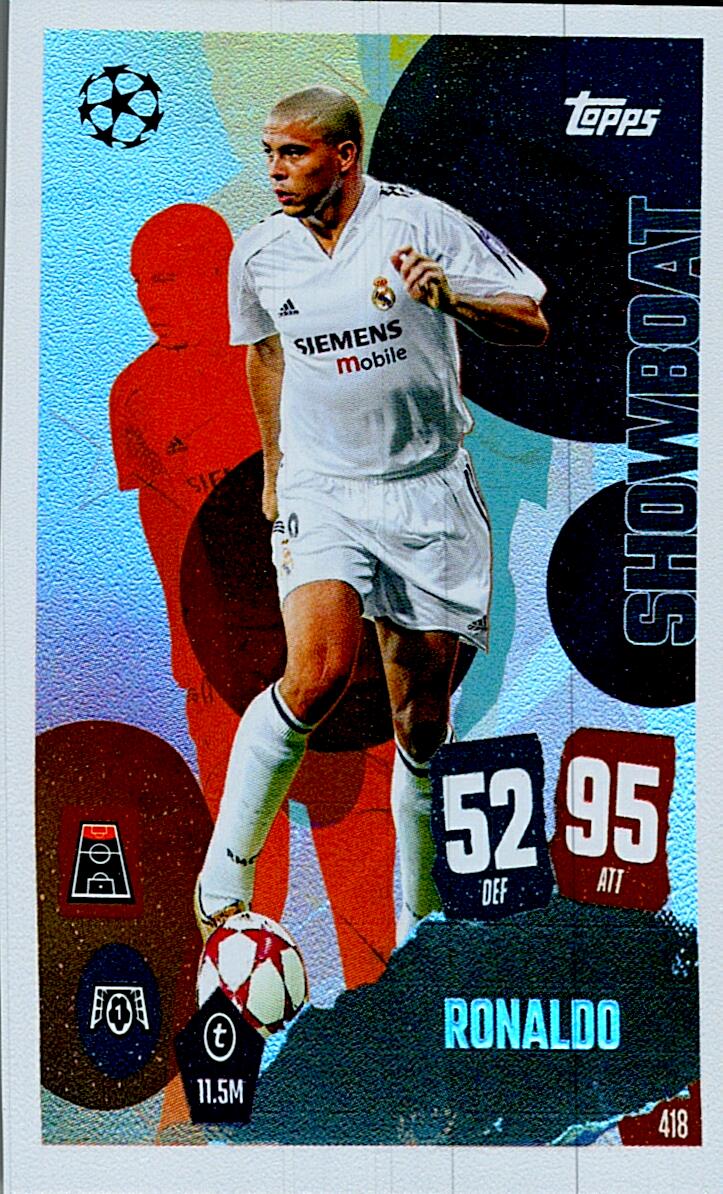 MATCH ATTAX CHAMPIONS LEAGUE 2025/2026 RONALDO SHOWBOAT Nº418